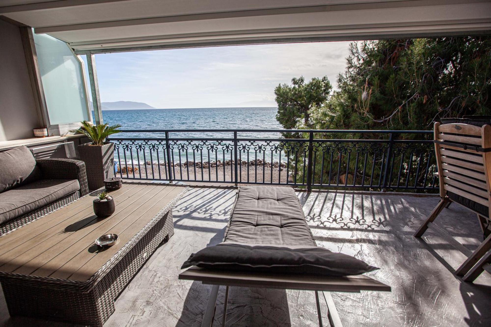 Kalafatis Beach Home Itea Værelse billede